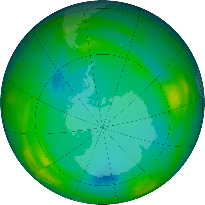 Ozone Map 1984-08-05